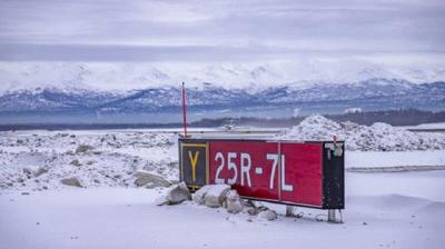 Ice Airport Alaska