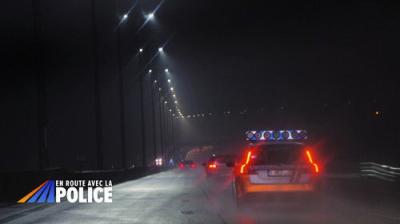 En route avec la police locale