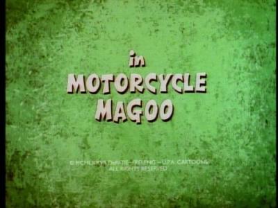 What's New, Mr. Magoo?