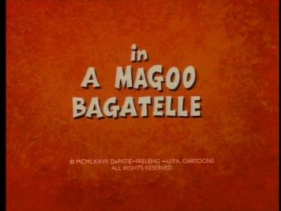 What's New, Mr. Magoo?