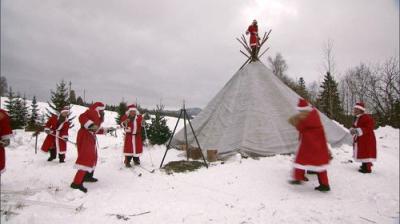Nissene over skog og hei