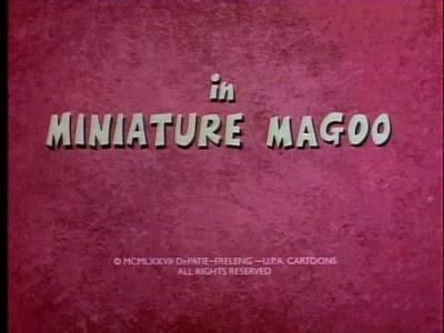 What's New, Mr. Magoo?