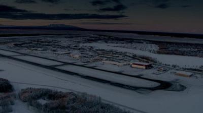 Ice Airport Alaska