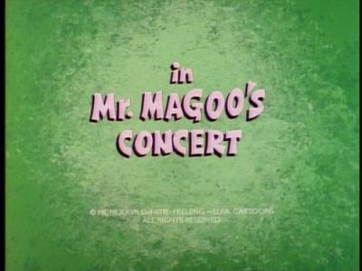 What's New, Mr. Magoo?