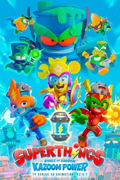 Superthings Rivals of Kaboom, Kazoom Power filmas online